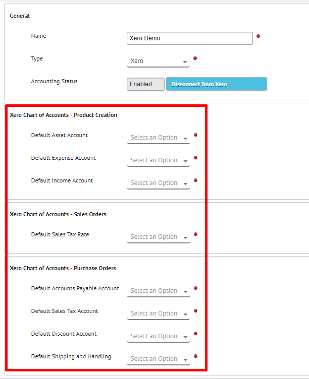 Xero Default Chart Of Accounts List